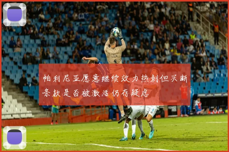 帕利尼亚愿意继续效力热刺但买断条款是否被激活仍存疑虑