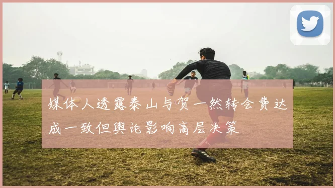 媒体人透露泰山与贺一然转会费达成一致但舆论影响高层决策
